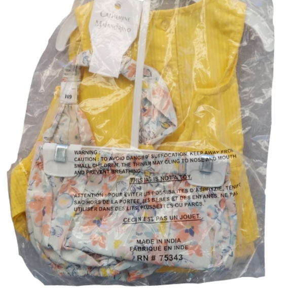 Catherine Malandrino Infant Yellow Set - Picture 2 of 14